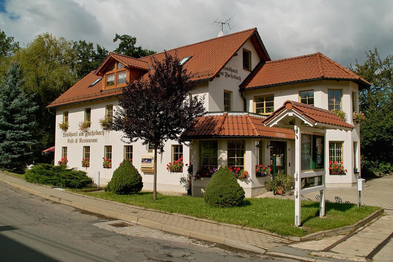 Landhotel Am Fuchsbach Berga  エクステリア 写真